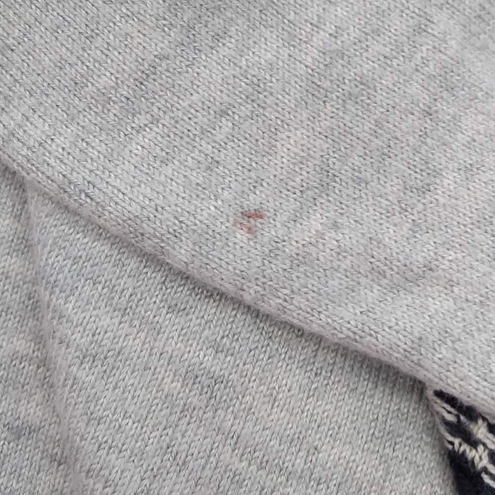 Penningtons Grey Sweater with Black & White Horizontal Stripes, Size 1X,… - Picture 9 of 9